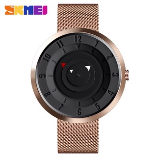 SKMEI Fashion Watches Men Business Quartz Wristwatches 3Bar Waterproof Casual Stainless Steel Strap Watch Relogio Mascul