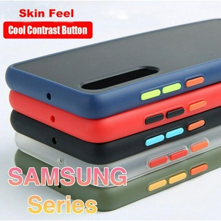 เคสโซัมซุง Case Samsung A02,A02S,A12,A42,S20FE,A21S Note10Lite เคสกันกระแทก ขอบสีหลังขุ่น