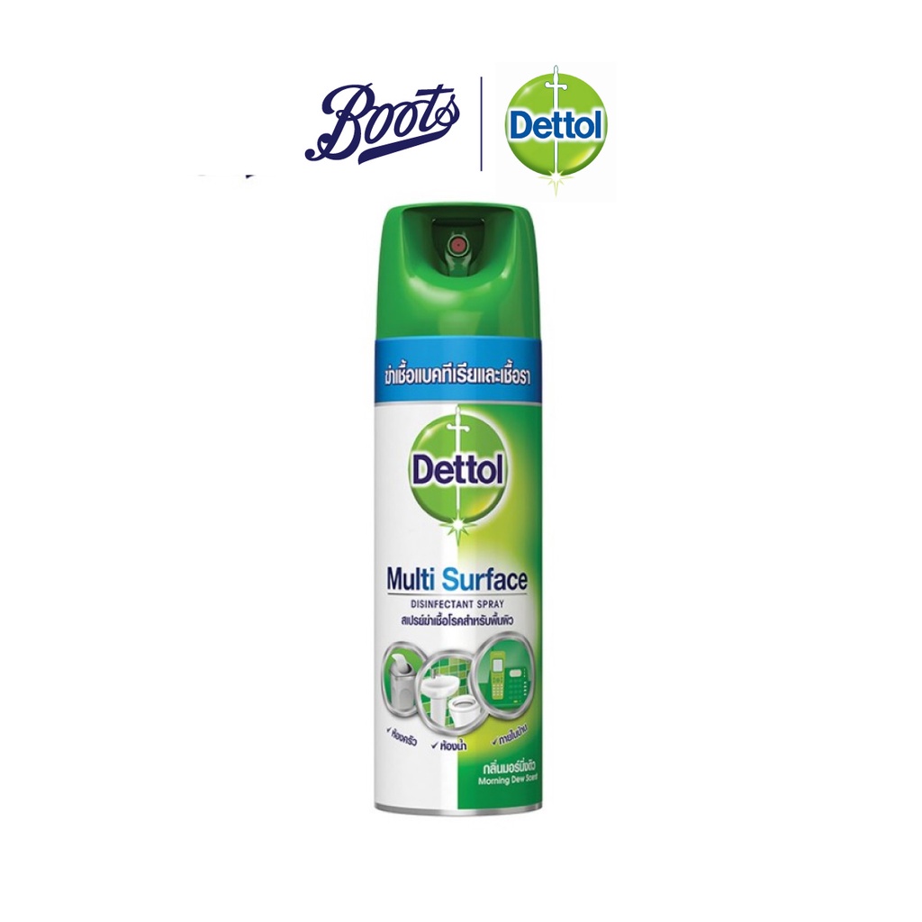 dettol-เดทตอล-ดิสอินเฟคแทนท์-สเปรย์-สีเขียว-กลิ่นมอร์นิ่งดิว-450-มล
