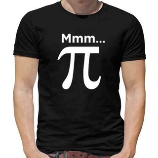 เสื้อยืดสีขาวเสื้อยืด พิมพ์ลาย Mmm Pi - Mathe - Geek - Nerd - Pie สําหรับผู้ชาย 794479S-4XL