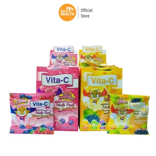 ภาพหน้าปกสินค้าVita-C Multi Fruit Gummy เยลลี่ผลไม้ผสมวิตามินซี เคี้ยวหนุบหนับ สำหรับเด็ก ซองละ 20 กรัม ที่เกี่ยวข้อง