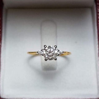 แหวนทองแท้เพชรสวิสสวยๆ