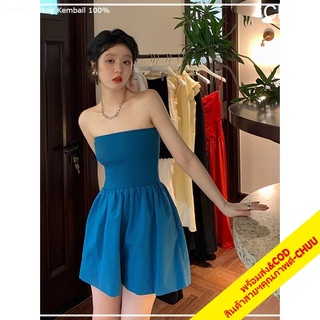 ภาพหน้าปกสินค้ากางเกงกระโปรง ชุดสีน้ำเงินกระดับสูง สไตส์เกาหลี มินิเดรส ลดอายเดรสผู้หญิงสีพื้นอกั๊กป่าฤดูร้อนชุดขนาดเล็ก#6088 ที่เกี่ยวข้อง
