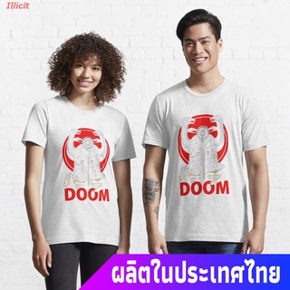 Illicit เสื้อยืดยอดนิยม DOOM T Shirt Essential T-Shirt Popular T-shirts