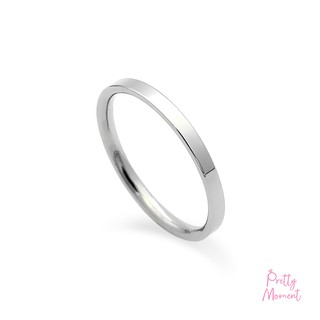 ภาพหน้าปกสินค้าPretty Moment แหวนนิ้วก้อย 2 mm. แหวนความรัก และ การเงิน สแตนเลส ไม่บิด ไม่เบี้ยว แข็งแรง ทนทาน คงสภาพ ของขวัญ ซึ่งคุณอาจชอบสินค้านี้
