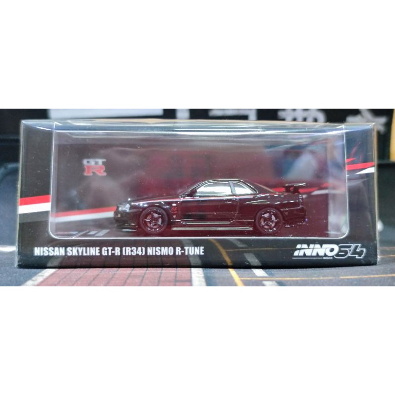 INNO64 1/64 NISSAN SKYLINE GT-R R34 R-TUNE DIECAST MODEL | Shopee Thailand