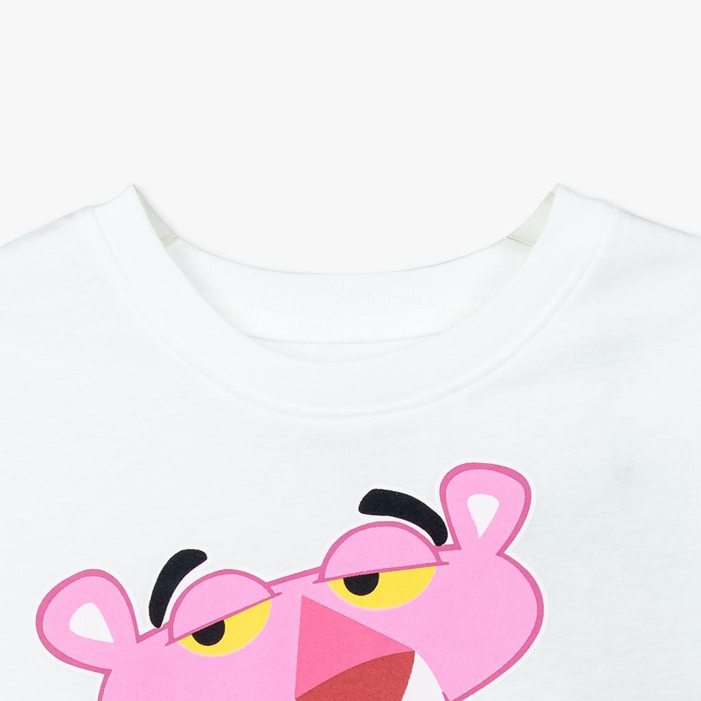 dosh-girls-cropped-tops-pink-panther-เสื้อยืดทรงครอป-เด็กผู้หญิง-9fppgt1001-ow