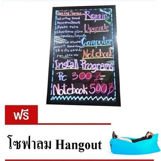 ป้ายร้าน  ป้ายไฟ  ป้ายไฟเรืองแสง  ป้ายไฟเขียนได้  กระดานเรืองแสง  ป้ายโฆษณา