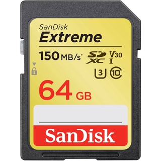 ภาพขนาดย่อของภาพหน้าปกสินค้าSanDisk Extreme SD Card 128GB, 64GB, 32GB ความเร็ว อ่าน 150MB/s* เขียน 70MB/s* เมมโมรี่ การ์ด แซนดิส กล้องถ่ายรูป DSLR จากร้าน sjcam_officialstore บน Shopee ภาพที่ 4
