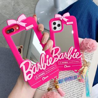 Casing Phone Apple 6 6s X XS 11 Pro Max 7 8 Plus SE 2020 XR New Original Design Makeup Mirror Barbie Case