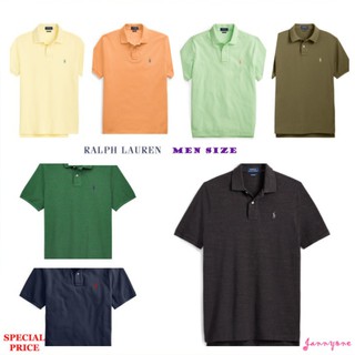 RALPH LAUREN CUSTOM SLIM FIT MESH POLO (MEN SIZE)