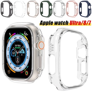 เคสนาฬิกาข้อมือ PC แบบแข็ง ขนาด 49 มม. สําหรับ Apple Watch Ultra iwatch 8 Pro Ultra