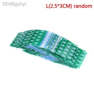 LSHUO  1.6*2/1.8*2.5/2.5*3/3*4cm 100pcs/bag random style block small ziplock bags