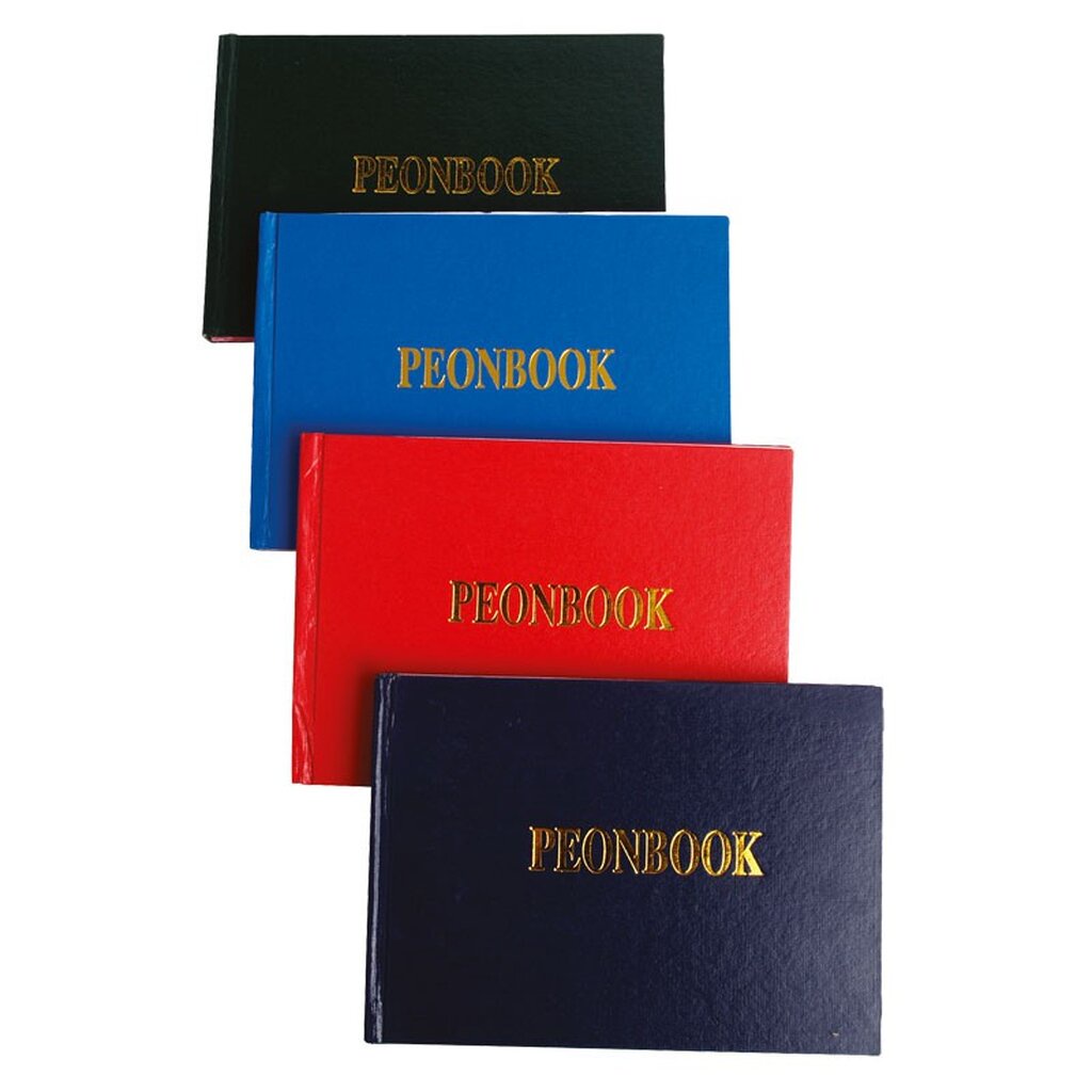 สมุดพีออนบุ๊ค-12x17-ซม-100-แผ่น-เล่ม-ฟลามิงโก้-คละสี