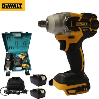 Dewalt ประแจกระแทกไฟฟ้า ไร้สาย 18V 520 N.m 1/2 นิ้ว ชาร์จไฟได้