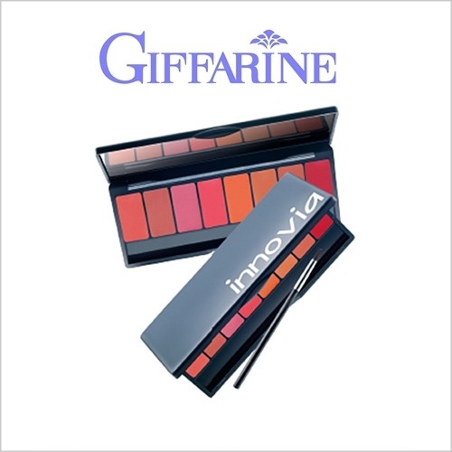 กิฟฟารีน-อินโนเวีย-ลิป-พาเลท-8-สี-ในตลับเดียว-innovia-lip-palatte-giffarine