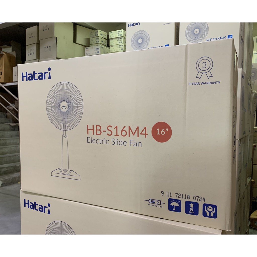 ภาพสินค้าHatari พัดลมปรับระดับ 16นิ้ว  ฮาตาริ สไลด์ 16" รุ่น HB-S16M4 จากร้าน mickw1 บน Shopee ภาพที่ 2
