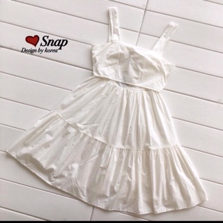 Dress korea งาน snap sz.s ของใหม่