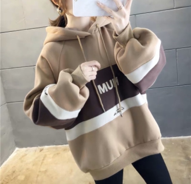 พร้อมส่ง-hooded-mun-sweatshirt-baobaoshop