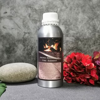 BYSPA น้ำมันนวดตัวอโรมา Aroma massage Oil กลิ่น ธาตุไฟ Fire Element 1,000 ml.