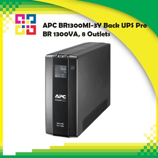 APC BR1300MI-3Y Back UPS Pro BR 1300VA, 8 Outlets, AVR, LCD Interface