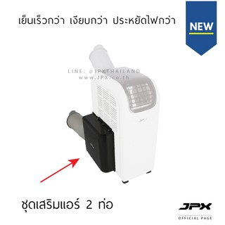 ภาพหน้าปกสินค้าJPX ชุดเสริมแอร์เคลื่อนที่ 2 ท่อ สำหรับรุ่น AMK เท่านั้น - จัดส่งฟรี ที่เกี่ยวข้อง