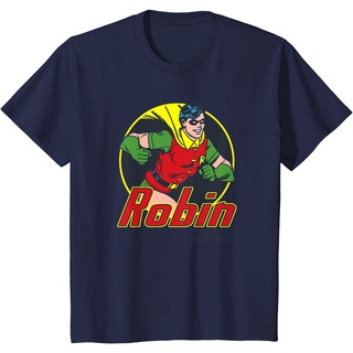 เสื้อยืดผ้าฝ้ายพรีเมี่ยม เสื้อยืด พิมพ์ลายแบทแมน Robin The Boy Wonder