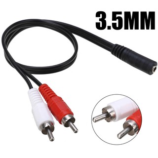 ภาพหน้าปกสินค้าStartech Mufmrca 6-Inch 3.5Mm Female To 2 X Rca Male - Rca To Aux Y Stereo Splitter Cable, Black ซึ่งคุณอาจชอบสินค้านี้