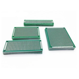 20 ชิ้น 5x7 4x6 3x7 2x8 ซม . Pcb แผ่นบอร์ดทองแดง