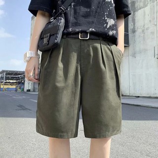 ภาพหน้าปกสินค้ากางเกงขาสั้นฤดูร้อนผู้ชายหลวมสบาย ๆ ทุกแมทช์แฟชั่นเกาหลีกางเกงขาสั้นห้าจุด ที่เกี่ยวข้อง