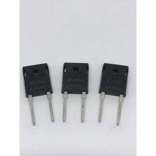 RURG80100 อุลตร้าฟาส มีไดโอด 2ขา TO:247 80A100V แพ็ค3ตัว | Shopee Thailand