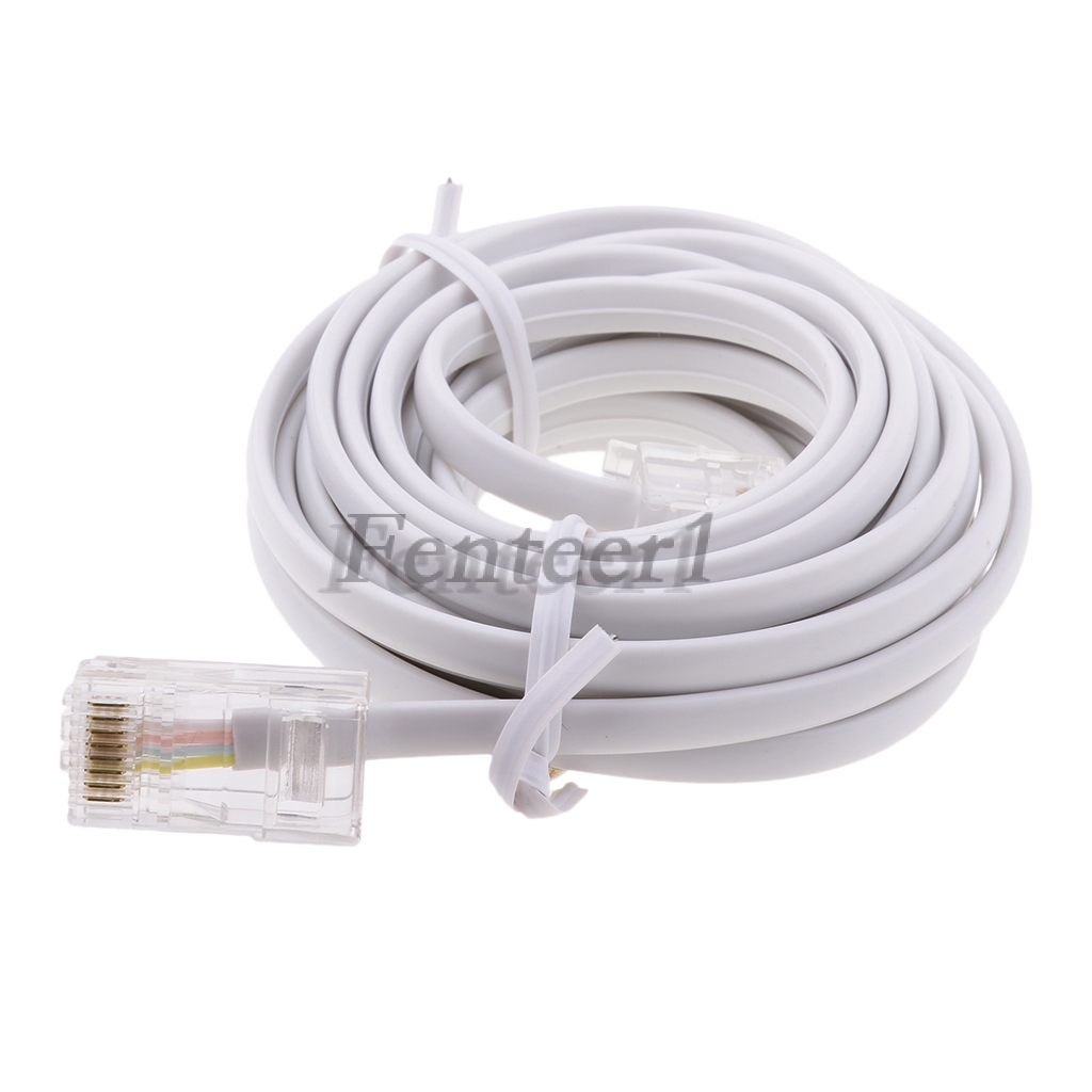 rj11-rj-45-โหมดเคเบิ้ลเชื่อมต่ออะแดปเตอร์ซ็อกเก็ตสีขาว-rj45