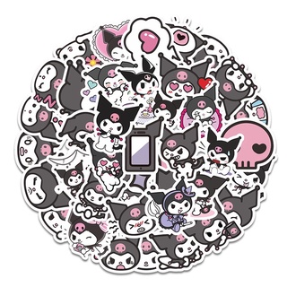 สติ๊กเกอร์ Kuromi 21 คุโรมิ 40 ชิ้น ซานริโอ้ sanrio สติ้กเกอร์ มายเม เมโลดี้ Mymelody มายเมโลดี้ คิด คิต ตี้ hello kitty