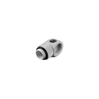 Bitspower G1/4" Deluxe White Rotary 90-Degree IG1/4" Extender