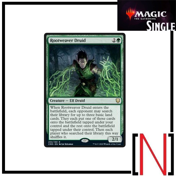 [MTG][Single][CMR] Rootweaver Druid ระดับ Rare [ภาษาอังกฤษ] | Shopee ...