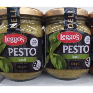Leggos Pesto Basil ผลิตภัณฑ์คลุกพาสต้า รสโหระพา แพ็ค2คุ้มกว่า 190g*2ขวด