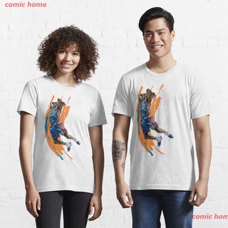 เสื้อยืดเด็กผช ชุดเซ็ต 2 ชิ้น comic home 2020 Basketball Lifestyle Tshirt Essential T-Shirt discount