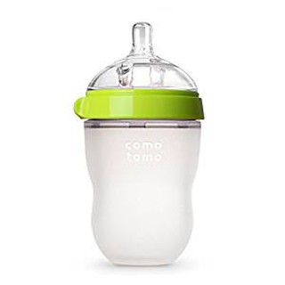 สินค้า ขวดนมเสมือนจุกนมแม่ Comotomo Baby Bottle   สีเขียว