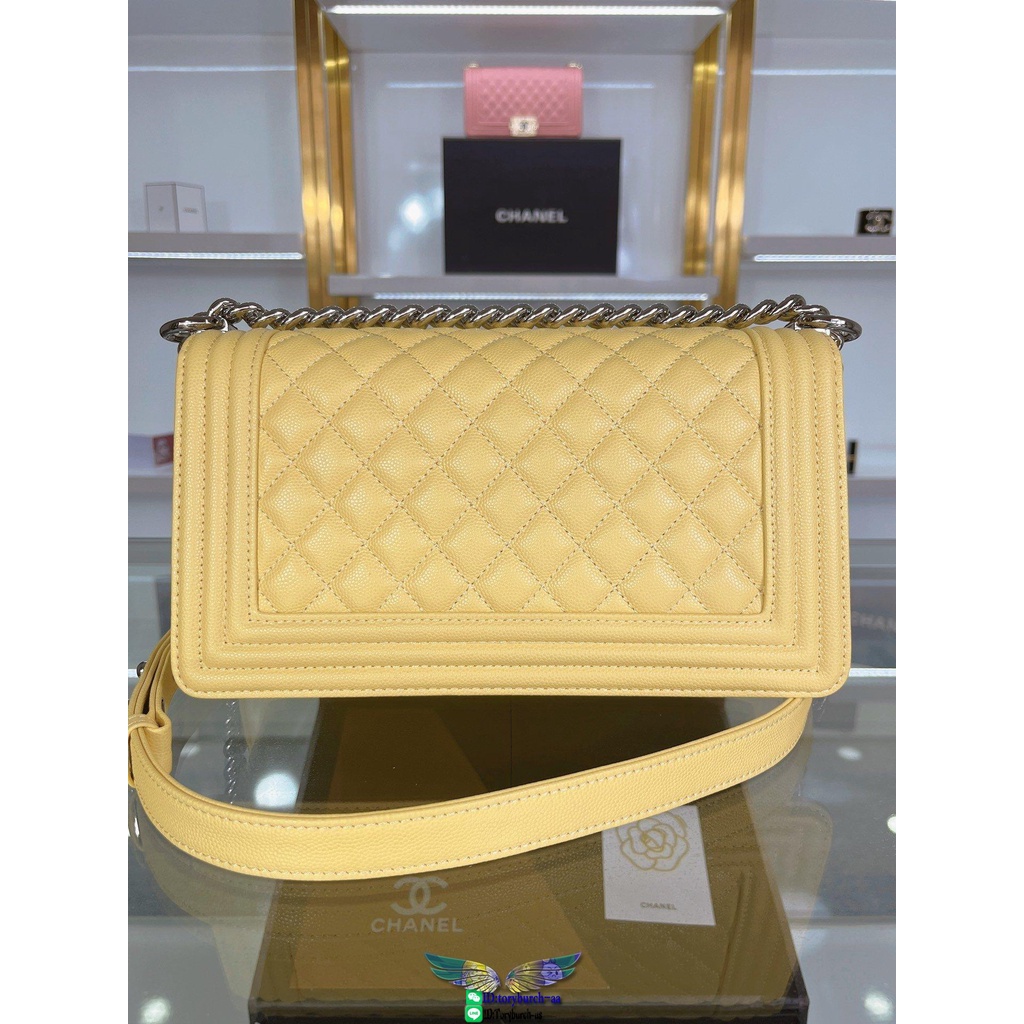 lemon-ch-caviar-leboy-chain-sling-crossbody-flap-messenger-bag-casual-party-boxy-cosmetic-clutch