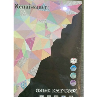 Renaissance Sketch Diary book  100แกรม 64แผ่นขนาดA5,A6