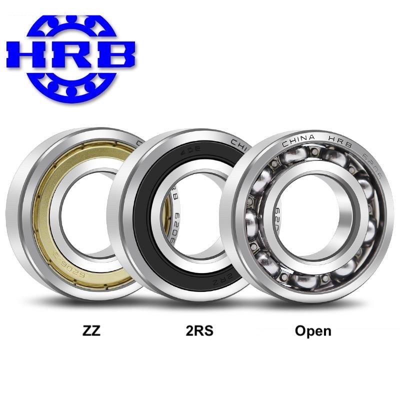 6405 2RS ( 25x80x21 mm.) HRB Deep Groove Ball Bearing ตลับลูกปืนเม็ดกลม ...