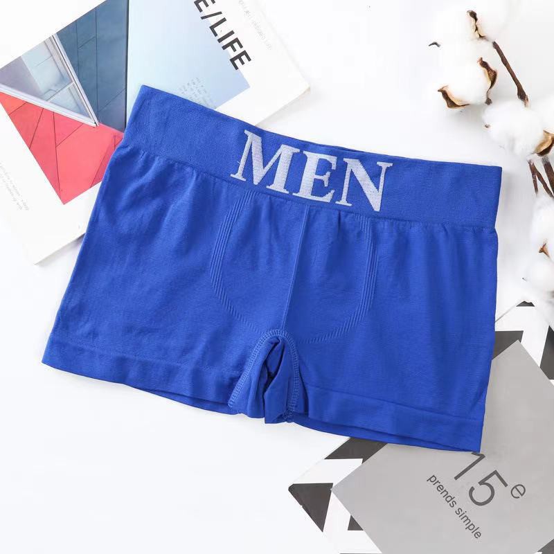 ภาพสินค้ากางเกงบ็อกเซอร์ชายแบบใหม่ผ้าดียืดหยุ่นใส่สบายฟรีไซส์พร้อมส่ง NO.MEN จากร้าน zhou123a บน Shopee ภาพที่ 4