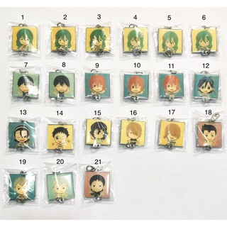 [ Yowamushi Pedal - เพดัล โอตาคุน่องเหล็ก ] พวงกุญแจ เหล็ก แบบตะขอ no.1 - 21