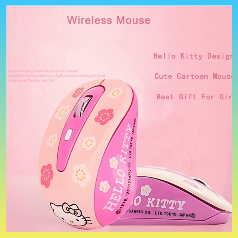 เมาส์ออปติคอลไร้สาย-usb-ขนาดเล็ก-แบบพกพา-2-4ghz-ลาย-hello-kitty-สีชมพู-เมาส์ไร้สาย-มีแบตในตัว-ปุ่มเงียบ-มีปุ่มปรับความไวเมาส์-dpi-800-1200-1600-wireless-mouse-เมาส์น่ารักๆ-เมาส์การ์ตูน