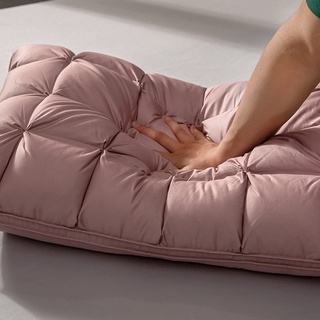 【บลูไดมอนด์】Peter Khanun 3D Bread Goose Down and Feather Bed Pillows for Sleeping 100% Cotton Cover with Natural Filling