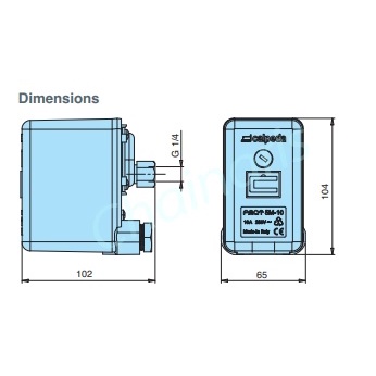 calpeda-pressure-switch-for-pump-automatic-เพชรเชอร์-สวิทซ์