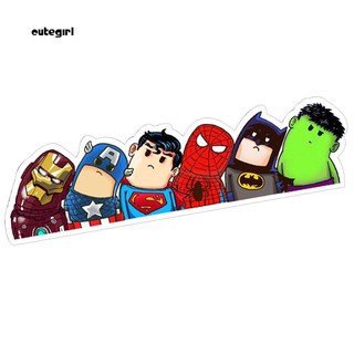 Cute_the Avengers wry Neck สะท้อนแสงสำหรับตกแต่งรถจักรยานยนต์