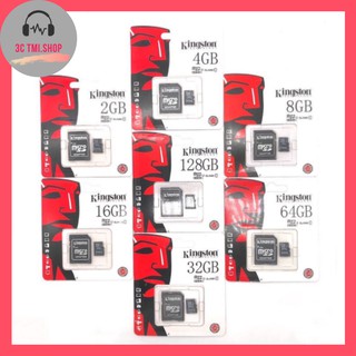 สินค้า เมมโมรี่การ์ดหน่วยความจำKingston Memory Card Micro SD 2/4/8/16/32/64/128GB คิงส์ตัน เมมโมรี่การ์ด SD Card