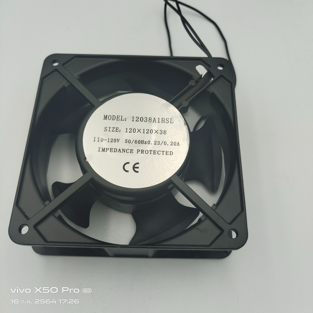TA-12038A1HSLพัดลมติดตู้คอลโทรล พัดลมระบายอากาศ ขนาด 4.8นิ้ว บู้ท แถม ...