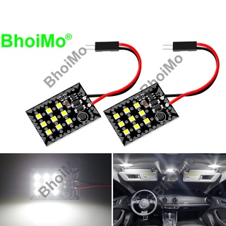 Bhoimohigh หลอดไฟ led 9SMD ba9s t4w 194 168 C10W C5W C3W t10 w5w 3030 DC12V DC24v อุปกรณ์เสริม สําหรับติดตกแต่งภายในรถยนต์